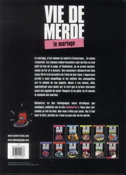 Verso de l'album Vie de merde Tome 11 Le mariage