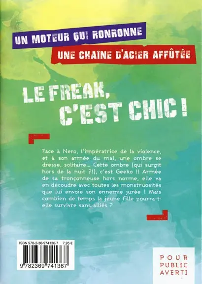Verso de l'album Bloody Delinquent Girl Chainsaw 2