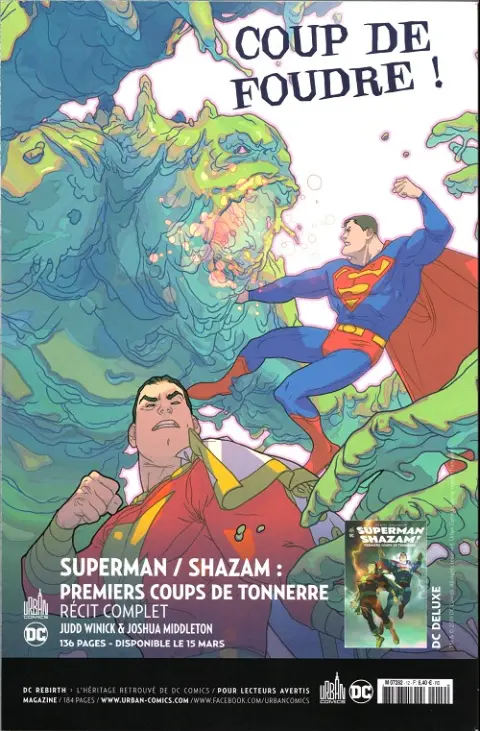 Verso de l'album Justice League - Récit Complet #12 Justice League of America : À l'aube des temps