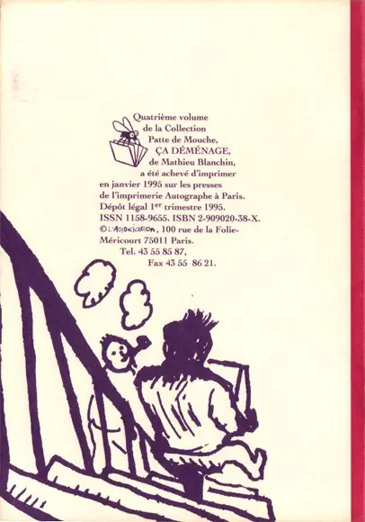 Verso de l'album Ça déménage
