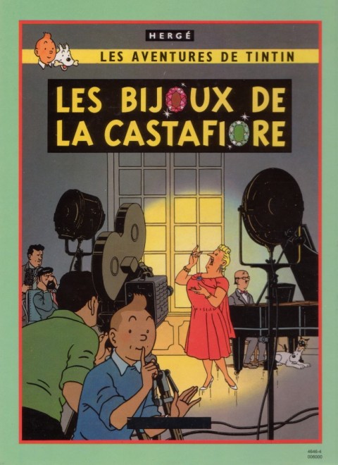 Verso de l'album Tintin Tomes 20 et 21 Tintin au Tibet / Les bijoux de la Castafiore