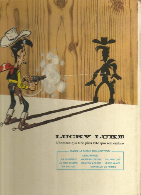 Verso de l'album Lucky Luke Tome 39 Chasseur de primes