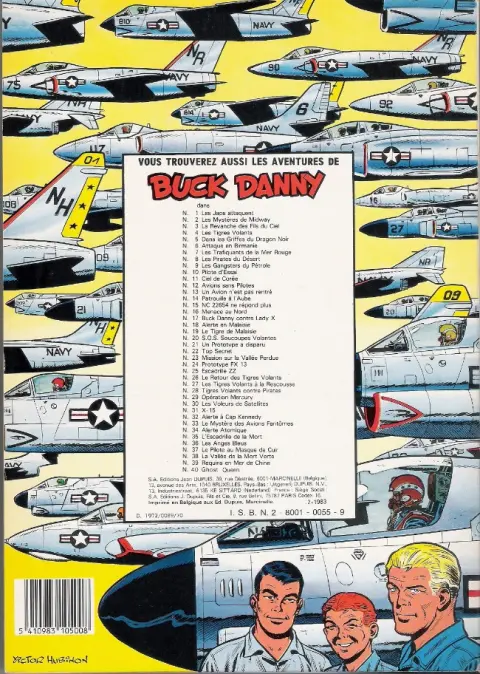 Verso de l'album Buck Danny Tome 18 Alerte en Malaisie