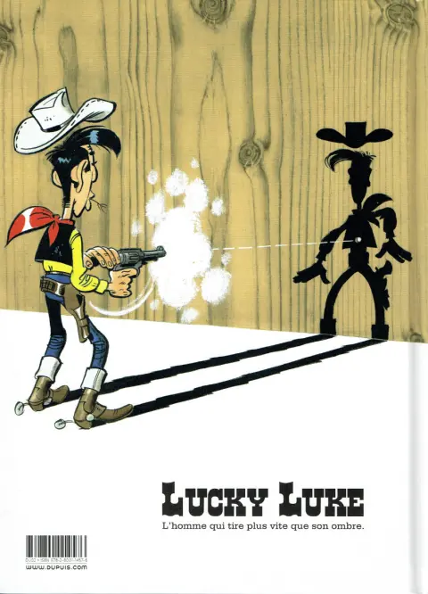 Verso de l'album Lucky Luke Tome 17 Sur la piste des Dalton