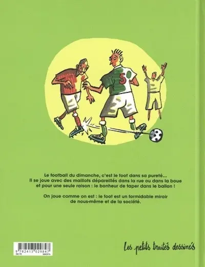 Verso de l'album Footballeur du dimanche