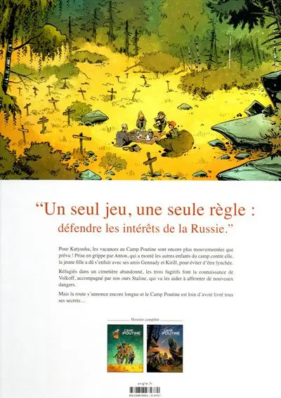 Verso de l'album Camp poutine 2