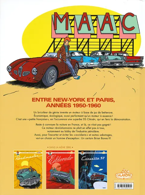 Verso de l'album Brian Bones, détective privé Tome 4 DS 29