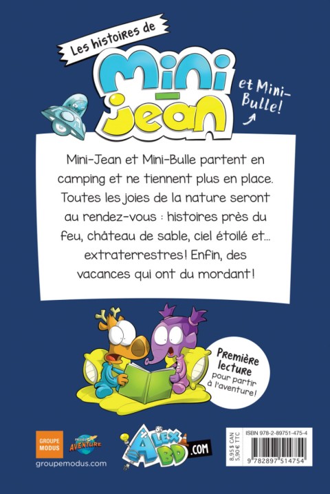 Verso de l'album Les histoires de Mini-Jean et Mini-Bulle ! Tome 2 Des campeurs inattendus