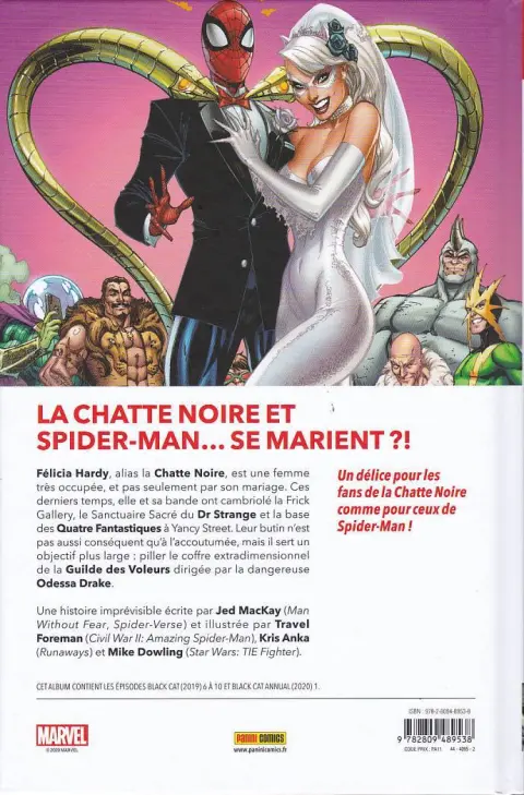 Verso de l'album Black Cat Tome 2 Marions-nous !