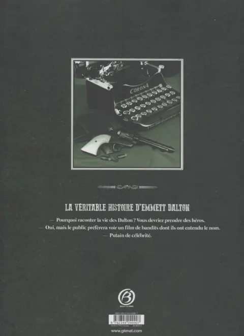 Verso de l'album Mauvaise réputation 1/2 La véritable histoire d'Emmett Dalton