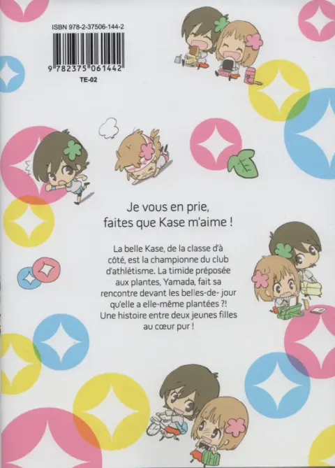 Verso de l'album Kase-San 1 Kase-san & les belles-de-jour