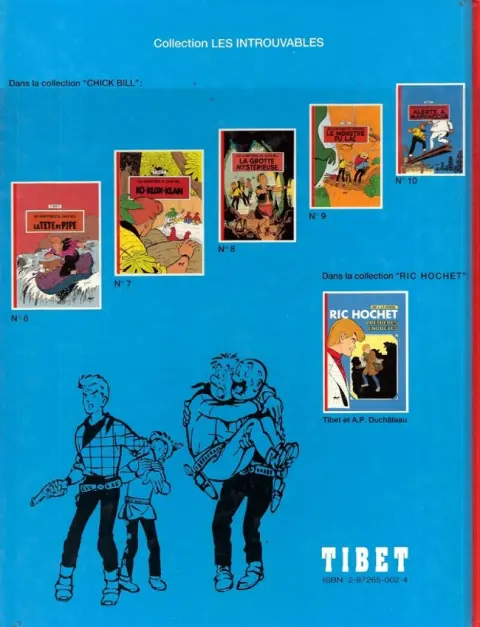 Verso de l'album Chick Bill Tome 1 La Tête de Pipe