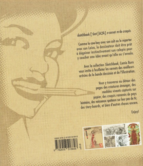 Verso de l'album Sketchbook - Comix Buro #1 Sketchbook Varanda