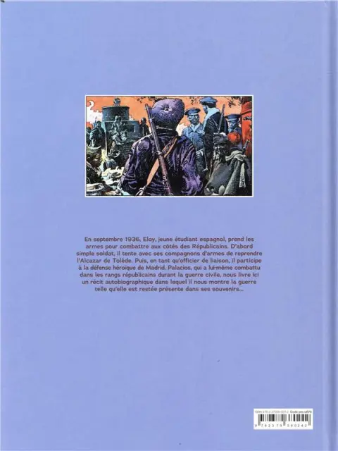 Verso de l'album Eloy Tome 1/2