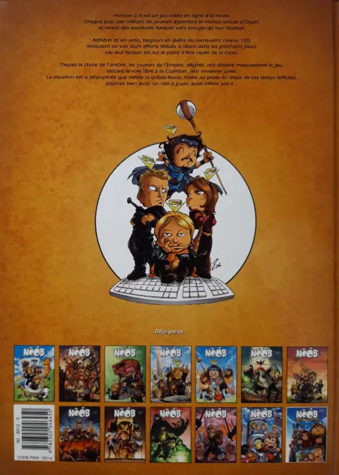 Verso de l'album NOOB Tome 10 A la guerre comme à la guerre !