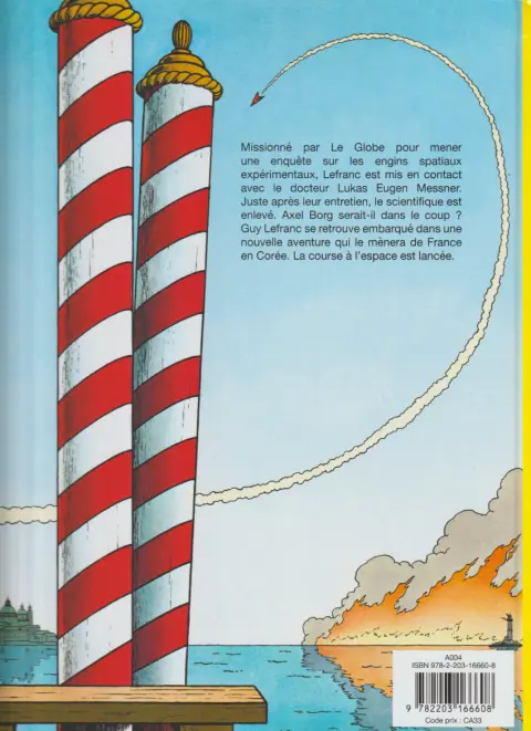 Verso de l'album Lefranc Tome 30 Lune Rouge
