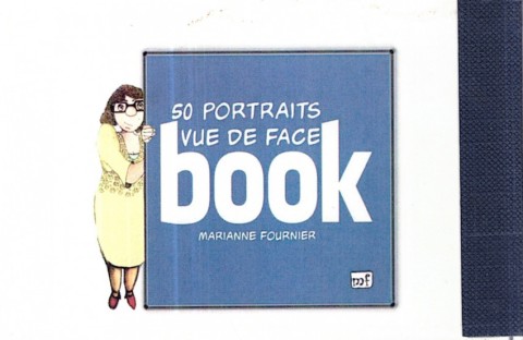Verso de l'album 50 portraits vue de face book