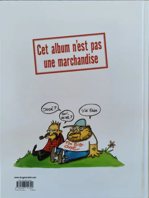 Verso de l'album Il faut tuer José Bové