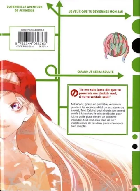 Verso de l'album Le Dilemme de Toki 01