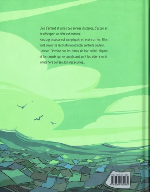 Verso de l'album Écumes