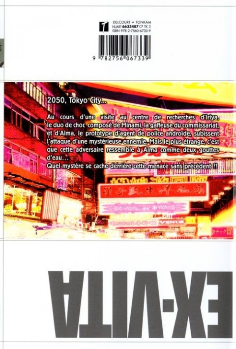 Verso de l'album Ex-Vita Volume 02