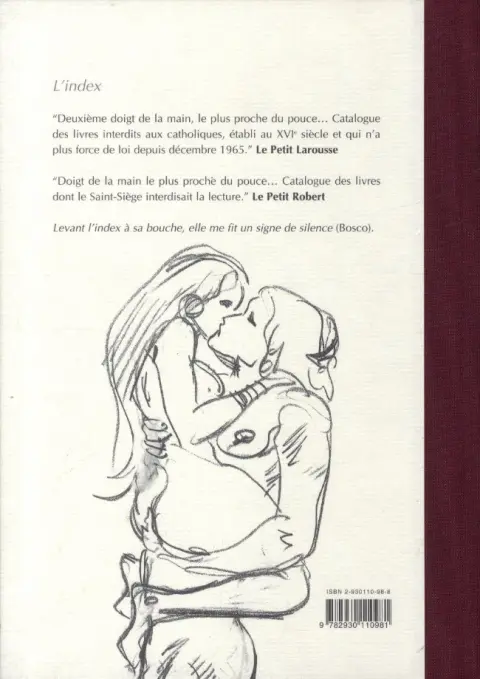 Verso de l'album Kama Sutra