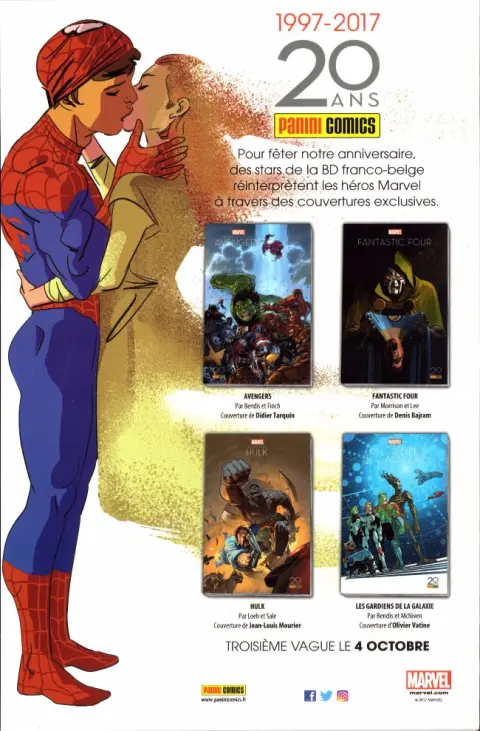 Verso de l'album Inhumans vs X-Men Chapitre 4