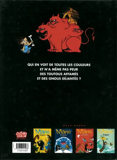 Verso de l'album Marie Frisson Tome 5 En rouge et noir