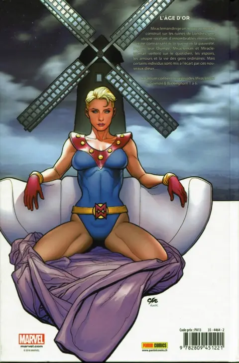 Verso de l'album Miracleman Tome 4 Tome 4: l'âge d'or