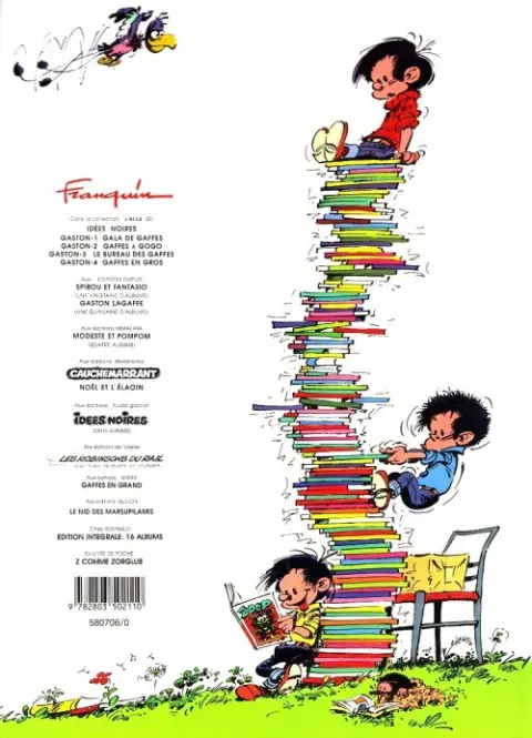 Verso de l'album Modeste et Pompon Tome 3 Souris, Pompon !