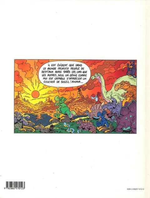 Verso de l'album Nabuchodinosaure Tome 1 Prélude à l'apeupréhistoire...