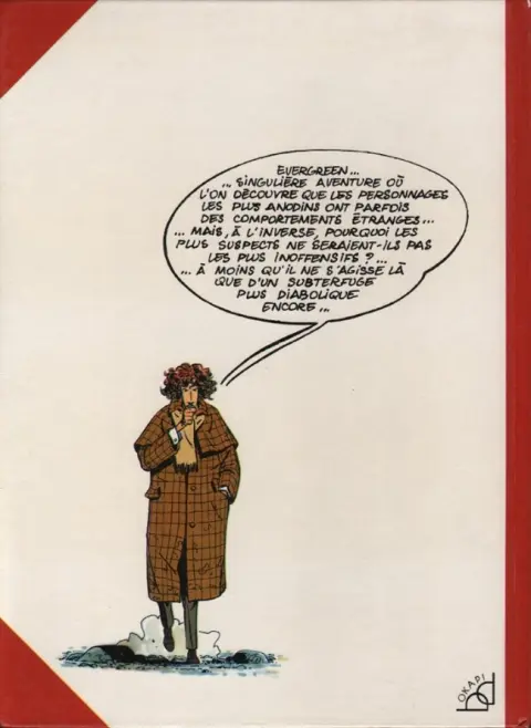 Verso de l'album Nicéphore Vaucanson Tome 1 Evergreen