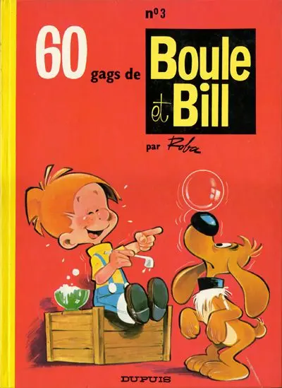 Couverture de l'album Boule & Bill Tome 3 60 gags de Boule et Bill