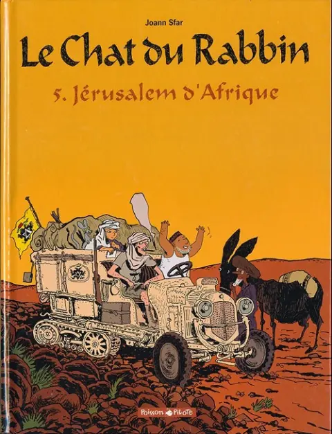 Couverture de l'album Le Chat du Rabbin Tome 5 Jérusalem d'Afrique