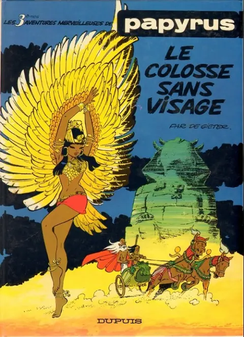 Couverture de l'album Papyrus Tome 3 Le colosse sans visage