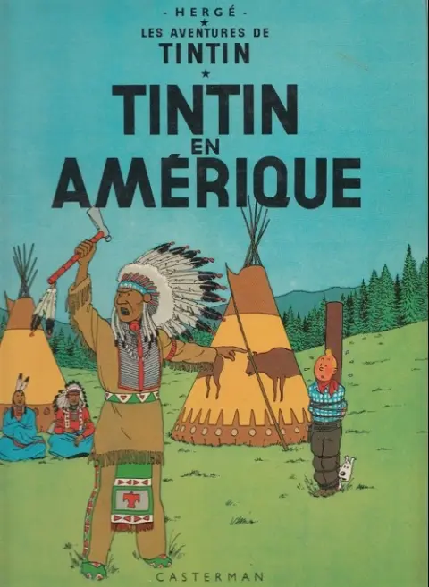 Couverture de l'album Tintin Tome 3 Tintin en amérique