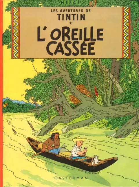 Couverture de l'album Tintin Tome 6 L'oreille cassée