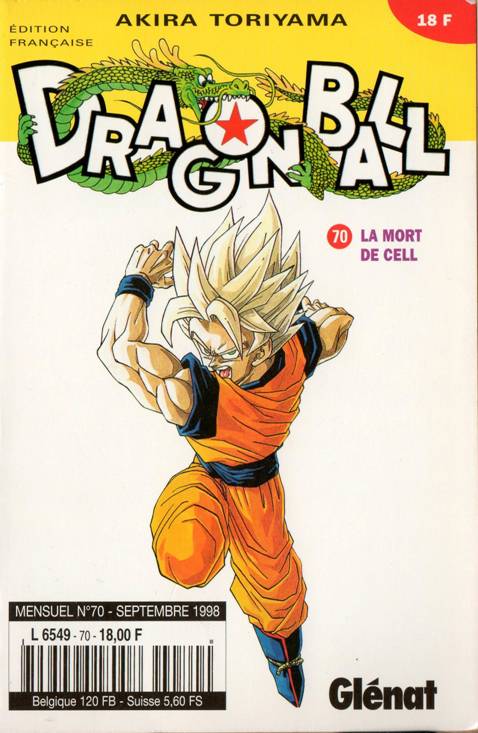 Couverture de l'album Dragon Ball Tome 70 La mort de Cell