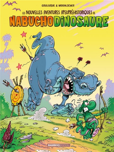 Couverture de l'album Les nouvelles aventures apeupréhistoriques de Nabuchodinosaure Tome 3