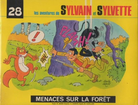 Couverture de l'album Sylvain et Sylvette Tome 28 Menaces sur la forêt