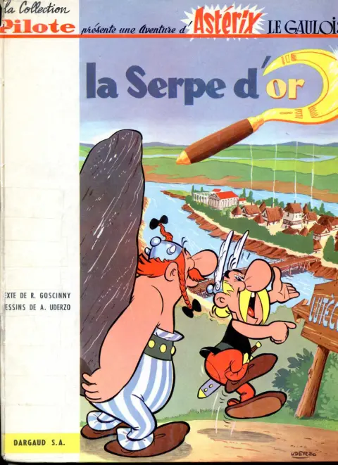 Couverture de l'album Astérix Tome 2 La serpe d'or