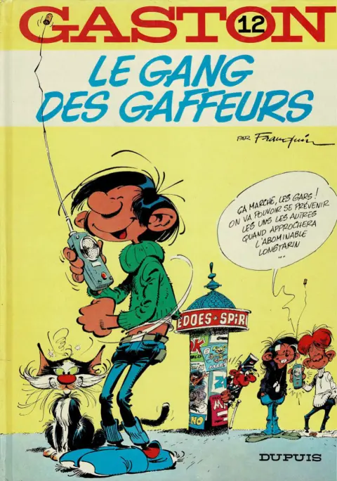 Couverture de l'album Gaston Tome 12 Le Gang des gaffeurs