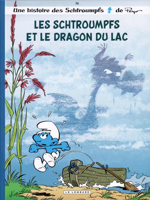 Couverture de l'album Les Schtroumpfs Tome 36 Les Schtroumpfs et le dragon du lac