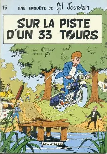 Couverture de l'album Gil Jourdan Tome 15 Sur la piste d'un 33 tours