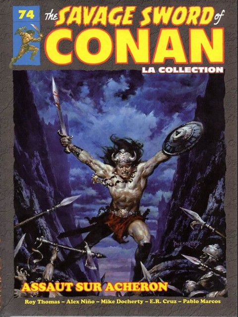 Couverture de l'album The Savage Sword of Conan - La Collection Tome 74 Assaut sur acheron