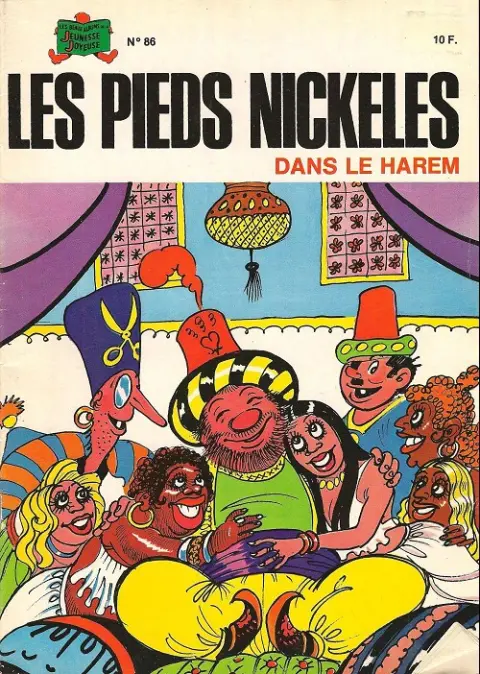 Couverture de l'album Les Pieds Nickelés Tome 86 Les pieds nickelés dans le harem