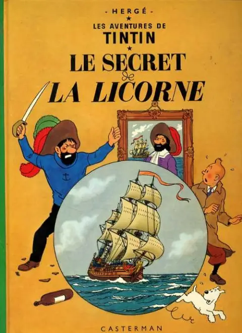 Couverture de l'album Tintin Tome 11 Le Secret de la Licorne