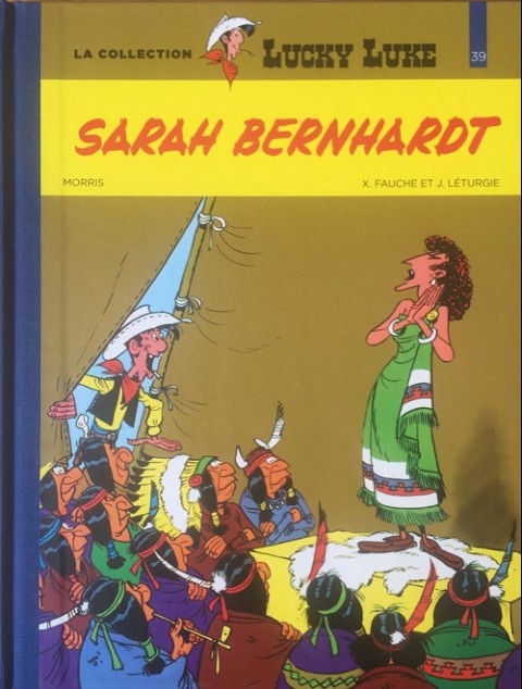 Couverture de l'album Lucky Luke La collection Tome 39 Sarah Bernhardt