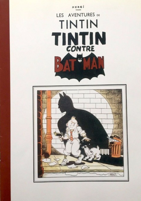 Couverture de l'album Tintin Tintin contre Batman
