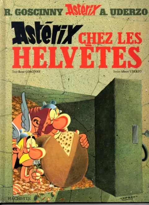 Couverture de l'album Astérix Tome 16 Astérix chez les helvètes